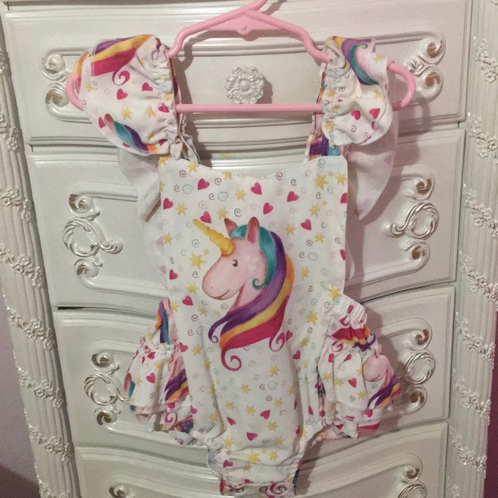 Adorable Unicorn Romper